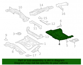 Trunk trough Toyota Rav4 19-