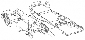 Toyota Rav4 19 Floor Covering - Black