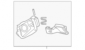 Fuel filler flap housing VW Tiguan 18-24