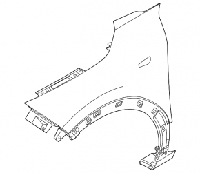 Front right fender Kia Niro 23-24