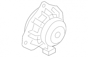 Speaker midrange door front left VW Touareg 11-16