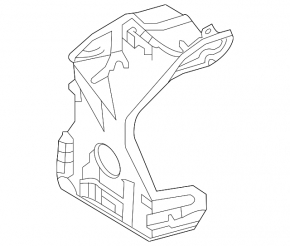 Toyota Sienna 21-25 Under Dash Fuse Box Bracket