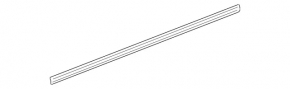 Lower door molding, front right, Mercedes S-class W221