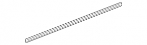 Lower door molding, front right, Mercedes S-class W221
