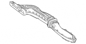 Air duct from the air intake Mercedes A-class V177 19-22 M260 4 parts