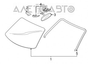 Windshield Mazda3 MPS 09-13 usa