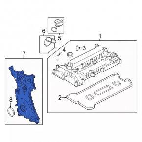 Ford Escape 13-19 2.0T Front Engine Cover