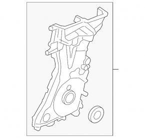 Ford Escape 13-19 2.0T Front Engine Cover