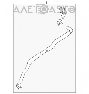 Short pipes for the Mazda 6 transmission cooler (18-21)