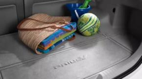 Trunk mat Toyota Prius V 12-17 cloth gray