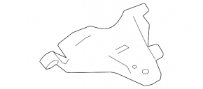 Engine mount bracket left Jaguar F-Pace X761 17- 3.0, 5.0