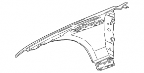 Front right wing Jaguar F-Pace 17-23