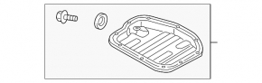 Oil pan Nissan Pathfinder 13-20 2.5h