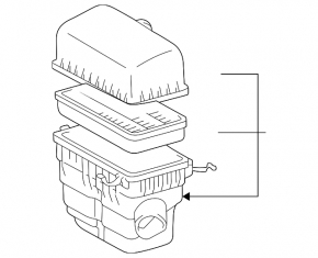 Lexus RX300 Air Filter Housing 98-03