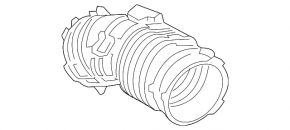 Air duct from Lexus UX200 19- filter with resonator