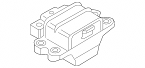 Engine mount left VW Jetta 11-18 USA 1.4T 2.0 manual