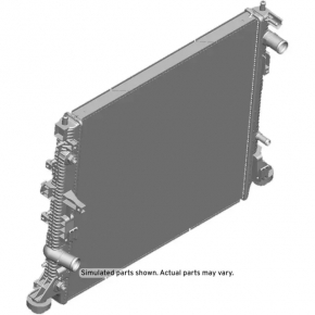 Radiator cooling side left Chevrolet Camaro 16-23 6.2