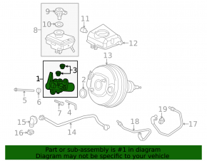 Audi A5 12-16 Brake Master Cylinder