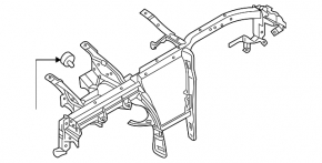 Reinforced under-torpedo pipe for Audi Q8 19-25