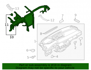 Reinforced under-torpedo pipe for Audi Q8 19-25