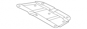 Rear engine guard for Toyota Prius 30 10-15