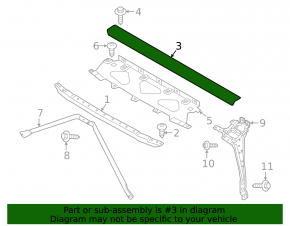 BMW iX 21-25 rear upper TV bar