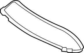 Front Bumper Lower Grille Frame Infiniti QX30 17-19 AWD