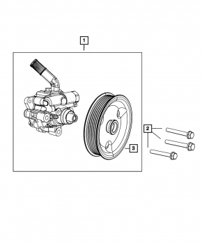 Power Steering Pump Dodge Durango 11-15 5.7