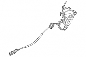 Rear left door lock Hyundai Elantra 21-23