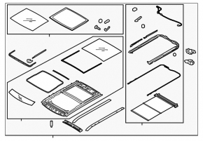 Sunroof Assembly Kia Soul 14-15