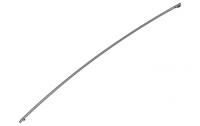 Upper front left door molding Kia K5 21-24 chrome