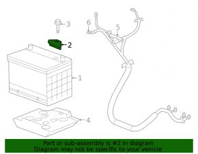 Chevrolet Malibu 16 Battery Mount - Assembled 2 Parts
