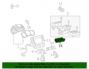 Lexus GS350 GS450h 06-11 black fuel filler and trunk lid release buttons