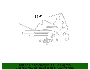 Rear washer nozzle Lexus GX470 03-09