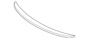 Trunk lid spoiler Kia Forte 4d 14-16
