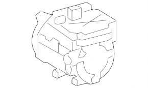 Lexus GS450h 06-07 Air Conditioning Compressor