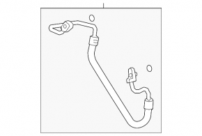 Air conditioning hose compressor-heater Toyota Sienna 11-16 3.5