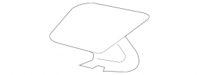 Headlight washer plug right Mercedes GLS-class X166 13-19 without washer