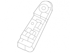 Front right window lift control for Mercedes A-class V177 19-22 black