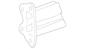 Left front bumper reinforcement fang for Mercedes W221