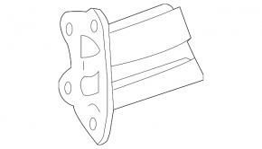 Left front bumper reinforcement fang for Mercedes W221
