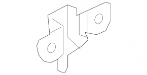 Left tailgate hinge Ford Explorer 11-19
