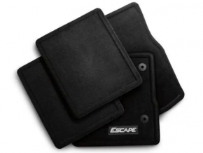 Set of floor mats for Ford Escape MK3 13-19 rag beige dirty
