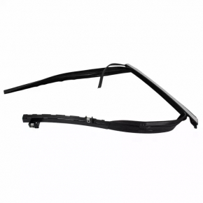 Upper rear door molding left Lincoln MKZ 13-16 chrome with glass seal