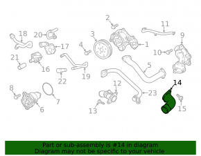 Metal Coolant Pipe for Audi A6 C8 19-25 3.0T