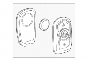 Key Buick Encore 17-19 4 buttons
