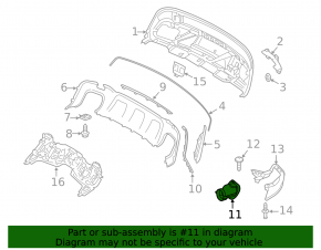 Muffler tip left Mercedes GLA 15-20