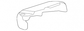 Right manifold guard for Toyota Solara 3.3 04-08