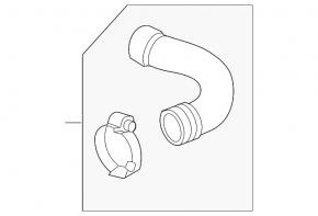 Intercooler pipe, left lower, VW CC 08-17