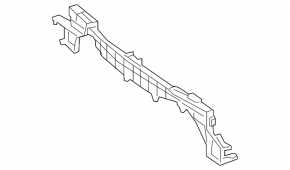 The upper TV bar for the Mercedes C-class W205 15-18 is plastic.